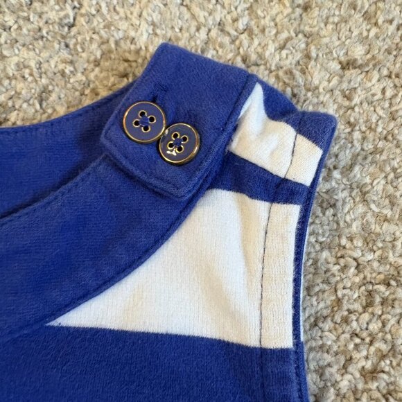 GAP Kids Girl's Striped Dress Blue White Y2K Style Sleeveless Size Small - Picture 7 of 9